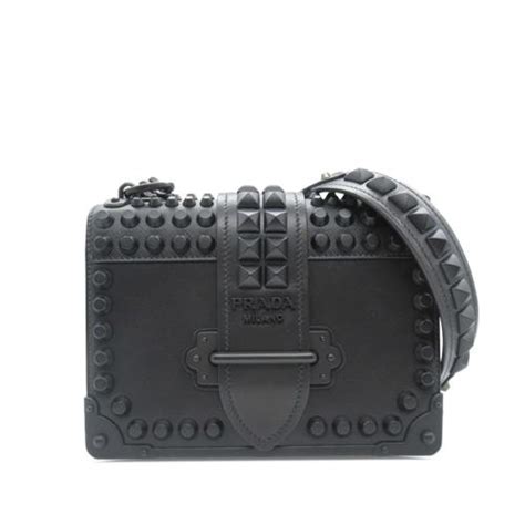 cahier prada price|Prada cahier studded bag.